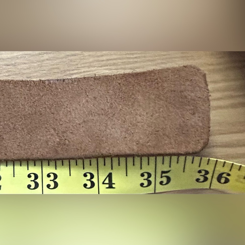 Rare Vintage Hugo Boss Leather Belt • Handmade Italy • Germany Label • Brown 26 - Picture 11 of 11